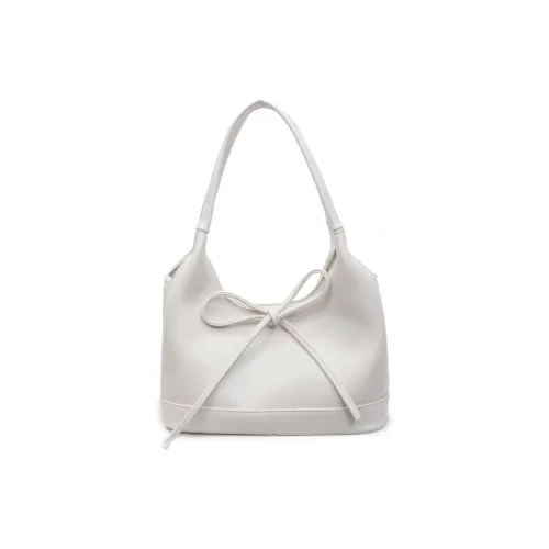 WXRX ПУ (полиуретан) Портативный Подмышечный Сумка на плечо Женская Бургунди Экрю Коричневый Кофейный Черный