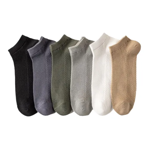 Tingqu Низкие носки для мужчин упаковка из 6 пар