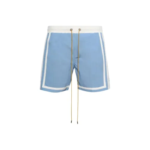 Rhude Синие Унисекс Повседневные шорты