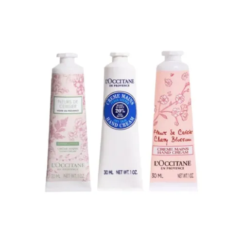 LOCCITANE Ограниченный Вишневый цветок Крем для рук Вишневый цветок Увлажняющий Трехкомпонентный набор