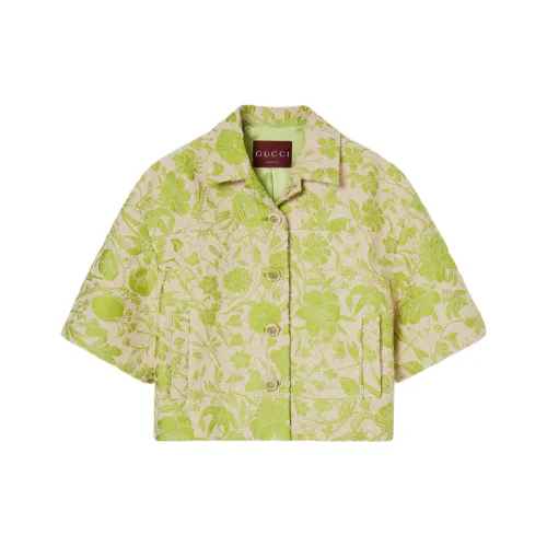 GUCCI FW25 Куртки и пальто Женские Зеленый