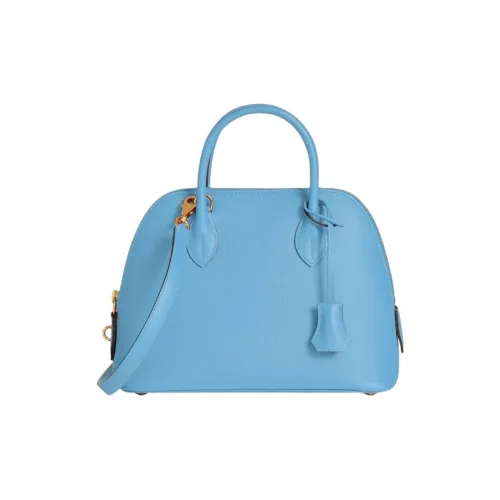 HERMES Epsom Телячья кожа Сумка Женская 7N Celeste Небесный синий