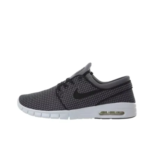 Nike SB Stefan Janoski Износостойкие Низкие Беговые Кроссовки Мужские Черные Серые
