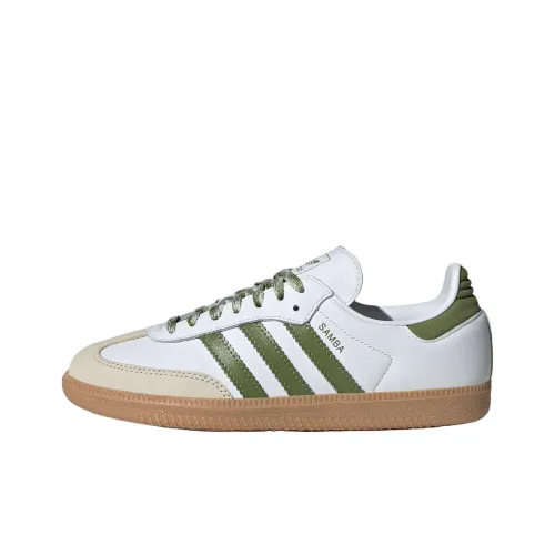 Adidas Originals SAMBA OG Устойчивые к истиранию низкие скейтборд-кроссовки Женские Белые