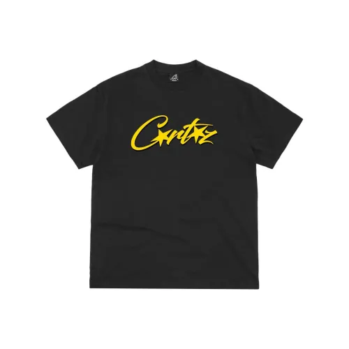 Corteiz SS25 Черная унисекс футболка