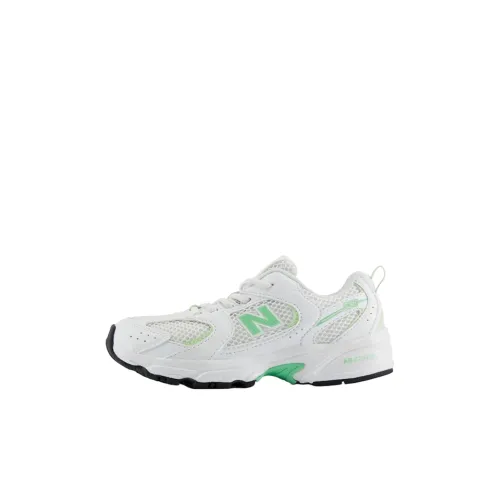 New Balance NB 530 Устойчивый к истиранию низкий топ Детская беговая обувь Белый Детский