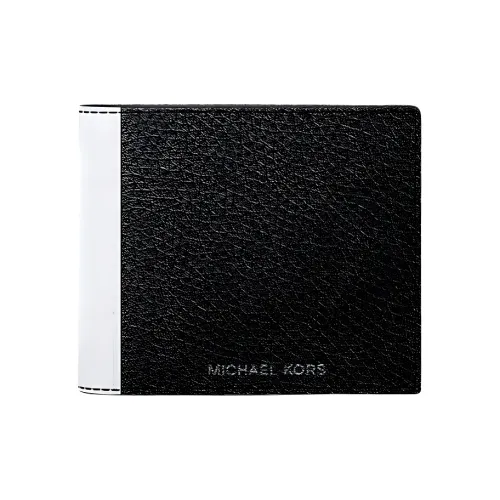 MICHAEL KORS MK Cooper Полиуретан Монетница Мужская Черный Белый