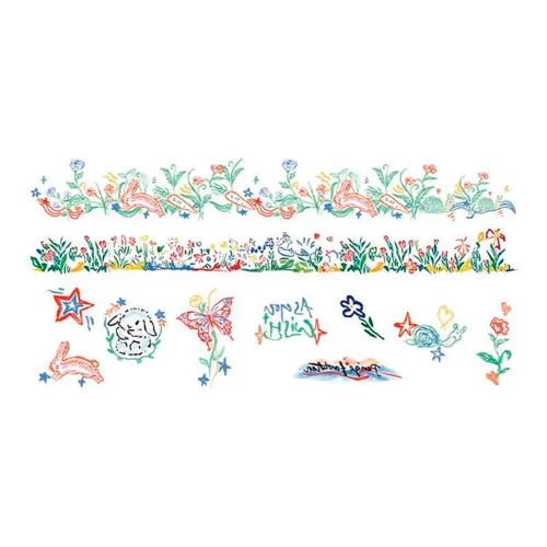 SHITIAN Radiant Glow And Exquisite Bloom Многоцветный Tattoo Стикер