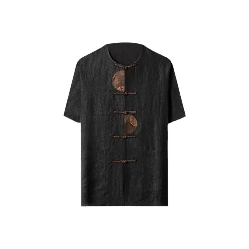 DKRVT Черный [Упаковка Включена] Мужские Рубашки