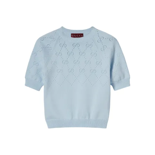 GUCCI Трикотаж Женский Светло-Синий