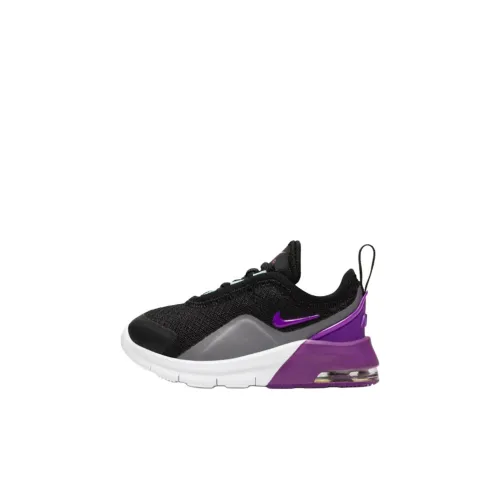 Nike Air Max Motion Устойчивая к истиранию Низкая Обувь для малышей Черная Infant и Toddler