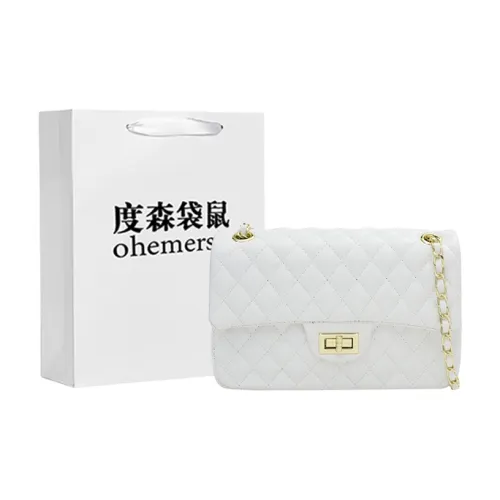 Dusen Kangaroo ПУ (полиуретан) Сумка через плечо Женская Белая Хаки Черная