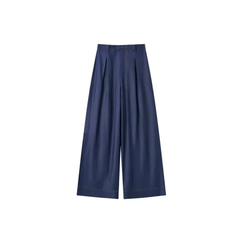 SHUXI Devin Синий Женские Повседневные Брюки