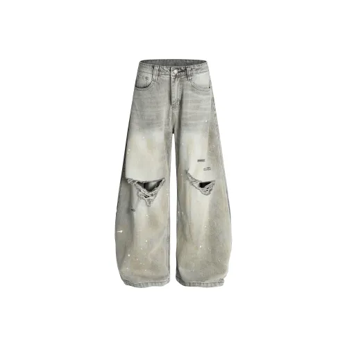 STRUCKCOOL Серые Унисекс Джинсы