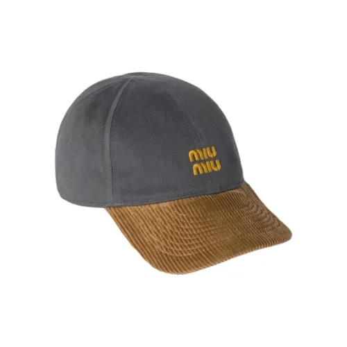 MIU MIU Хлопок Бейсболки Унисекс Серый