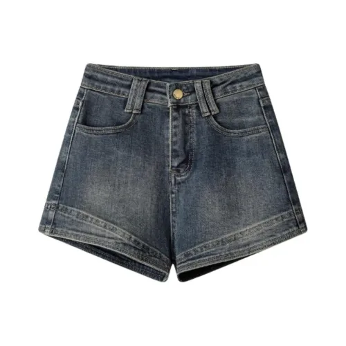 EMDPN Синие Женские Джинсовые Шорты