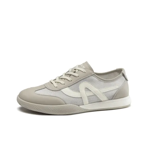 AOKANG Мужские повседневные туфли Low Top Серый/Белый Мужской