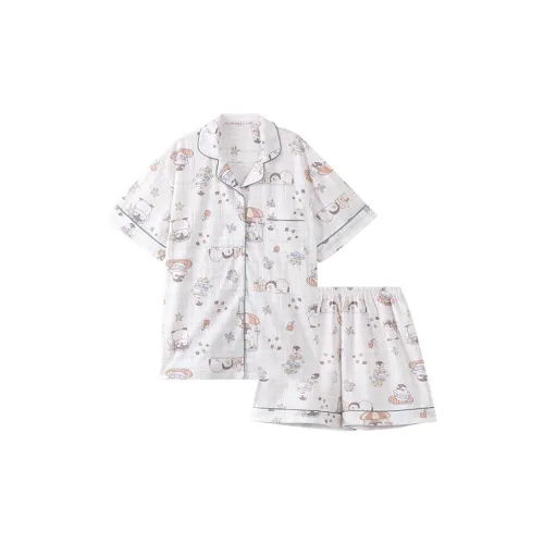 QIAOYUN Пингвин Женские Пижамные Комплекты