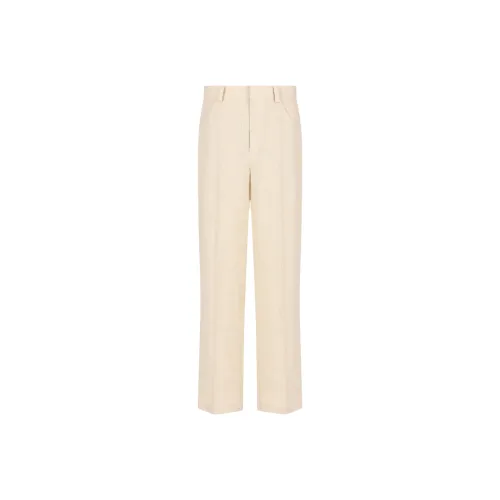 EMPORIO ARMANI Повседневные брюки Мужские Экрю