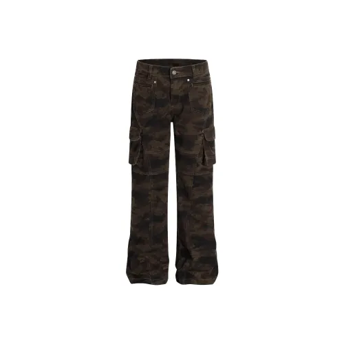 TUCANO Камуфляж Унисекс Брюки с карманами