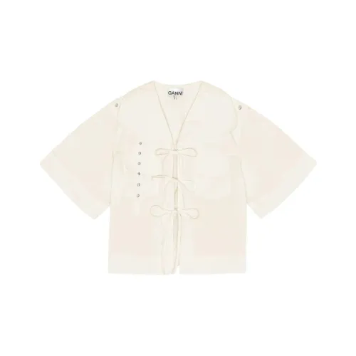 GANNI Белые Женские Рубашки
