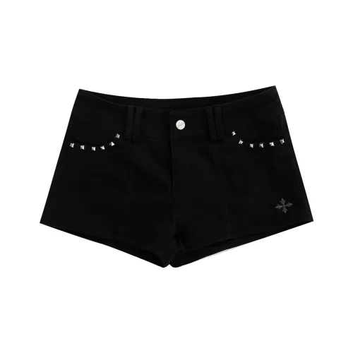 FDR Черные Женские Джинсовые Шорты