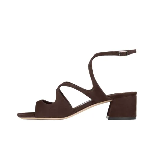 Jimmy Choo Azilia One Ремень Сандалии 4,5 см Женские Шоколад