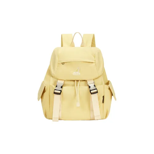 KANGOL Нейлон Студенческий Рюкзак Средний Unisex Light Желтый Слоновая кость Светлый хаки Сиреневый Зеленая морская пена Черный