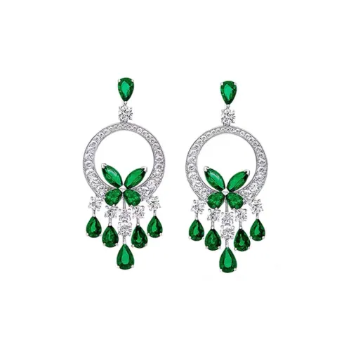 Drejew Серьги из меди с цирконием женские