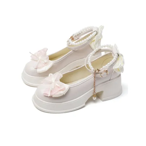 OLDDESIRE Грубый каблук Туфли Мэри Джейн Женские