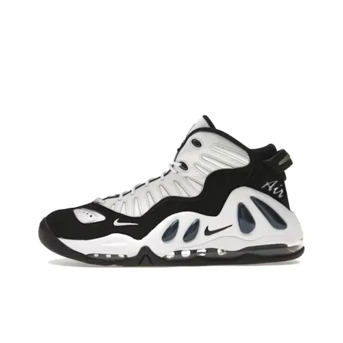 Nike Air Max Uptempo Abrasion Resistant MID Топ Винтажные баскетбольные кроссовки Мужской Черный белый
