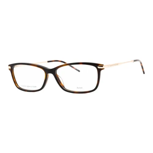 Tommy Hilfiger Пластик Нерегулярная форма Оправы для очков Женские Черепаховый