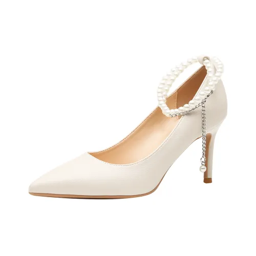 GOSO Высокие каблуки Белый Женские