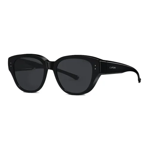 CAPONI TR Памятный пластик OVAL SUNGLASSES Унисекс