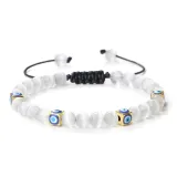 Браслет "Глаз демона" - белый