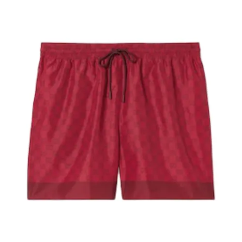 GUCCI FW25 Пляжные шорты Мужские Анкора Красный