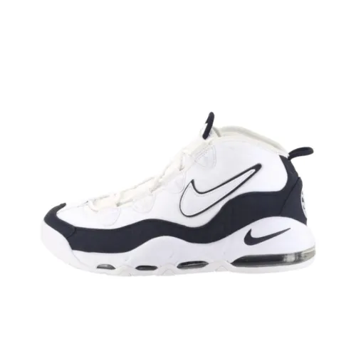 Nike Air Max Uptempo 95 Abrasion Resistant MID Топ Баскетбольные кроссовки Мужской Белый черный