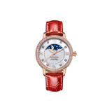 Золотой корпус, красный ремешок