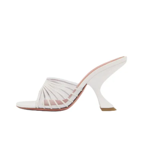 AMINA MUADDI Слипоны 9 см Женские Белые