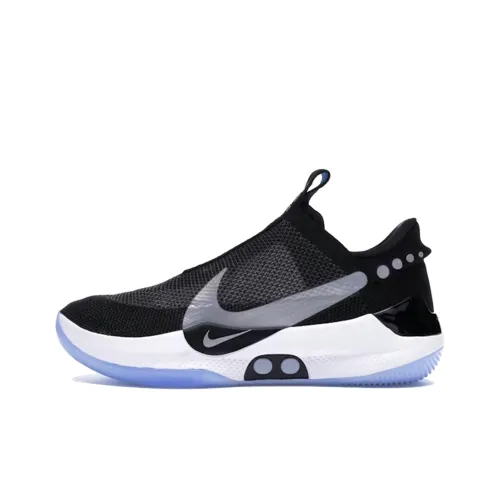 Nike Adapt BB Устойчивые к истиранию Низкие Баскетбольные Кроссовки Унисекс Черные