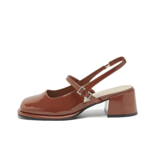 Shoe Lady Грубый каблук Высокие каблуки Женские Красный