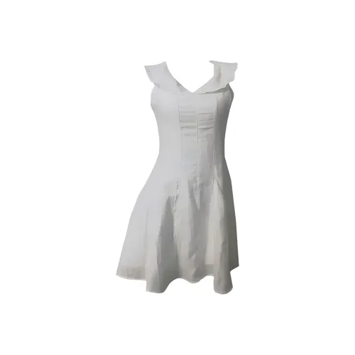 SKYA Белые Женские Платья без рукавов