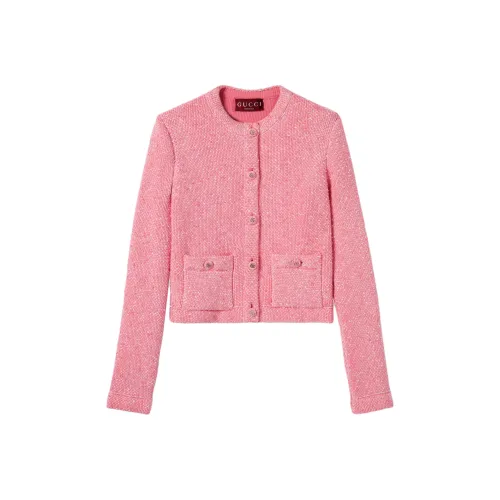 GUCCI FW25 Куртки и пальто Женские Розовый