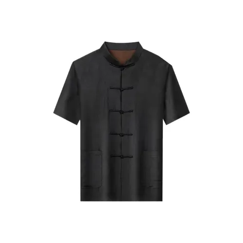 DKRVT Черный [Упаковка Включена] Мужские Рубашки
