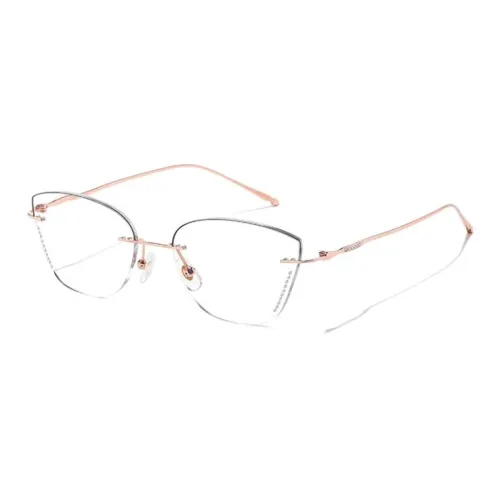 Morakot Butterfly Оправы для очков Женские Rose Gold