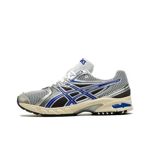 Asics Гель DS Trainer 14 Устойчивый к истиранию Дышащий Низкий Топ Беговые кроссовки Унисекс Серый Серебряный Синий