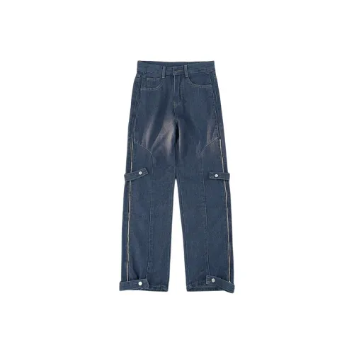 YOUSEKOO Синие Унисекс Джинсы