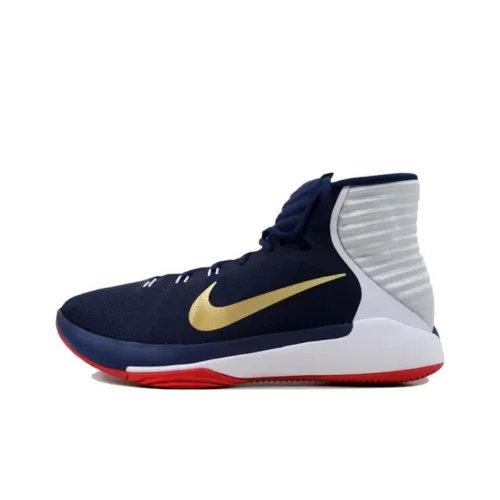 nike PRIME HYPE DF 2016 Устойчивый к истиранию MID Баскетбольные кроссовки Мужской Синий