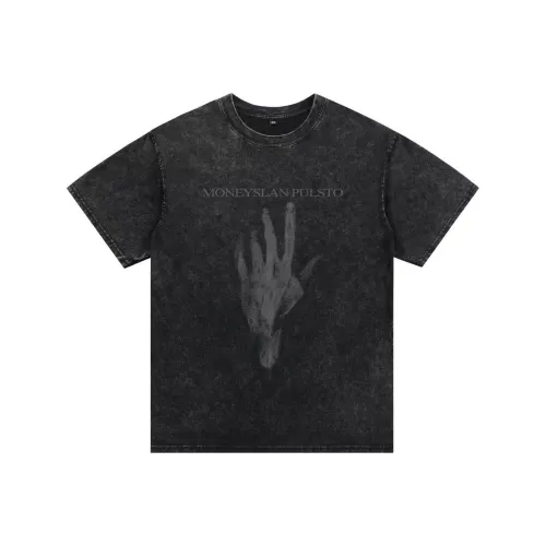 HIPHOPPUNKS Черный, Промытый, состаренный, унисекс, футболка