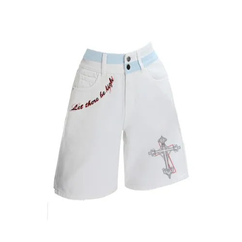 Белый медведь Джинсовые шорты Женские